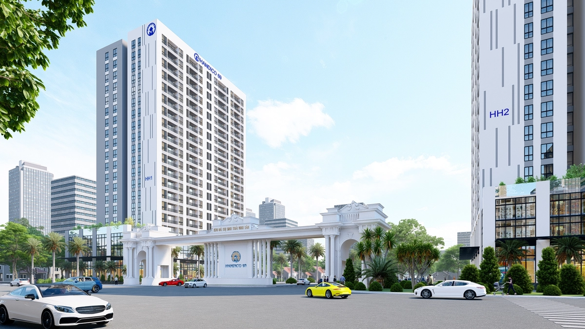 Nhà ở cao tầng kết hợp dịch vụ công cộng HH1, HH2 thuộc dự án Khu đô thị sinh thái Vinh Tân